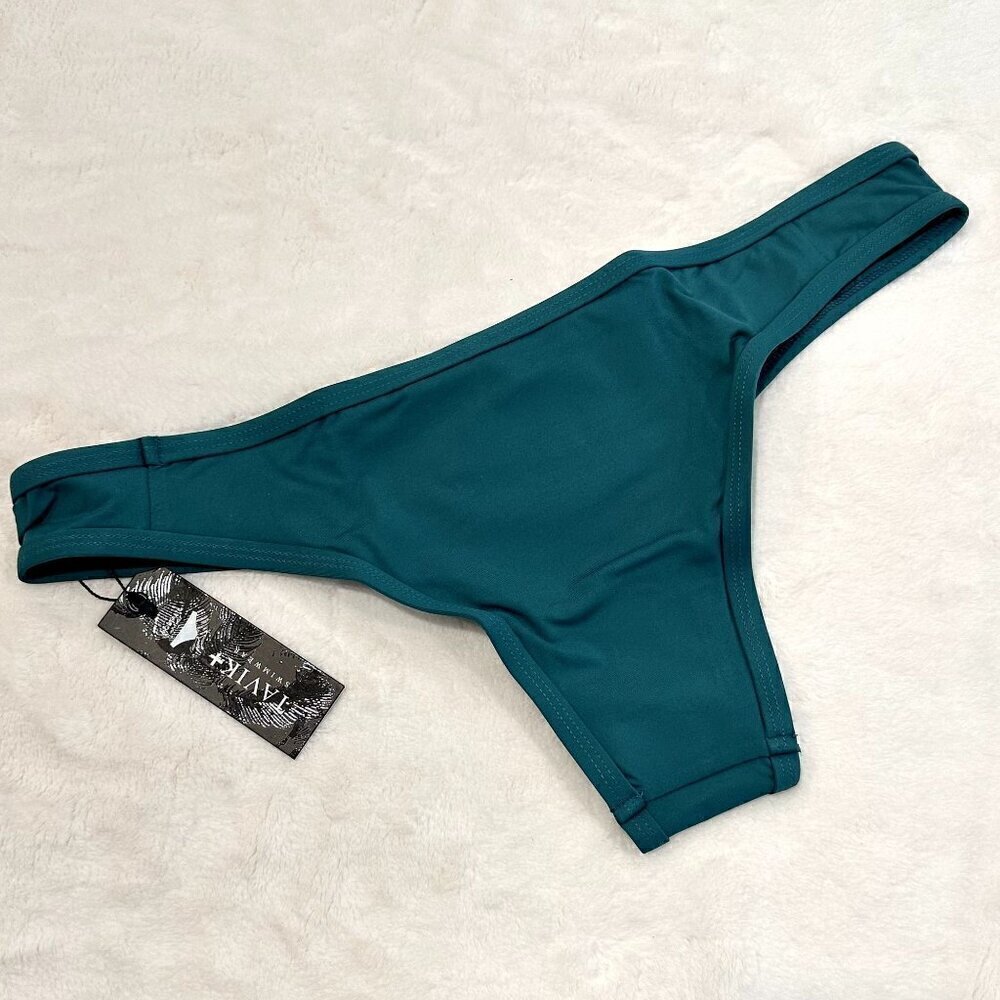 NWT Tavik Jayden Moderate Swim Bottom in Storm Green - Large - Picture 4 of 8